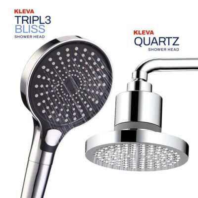 Kleva Triple Bliss Filtered Handheld/ Wall Mount Shower Head - Buy One Get One Free