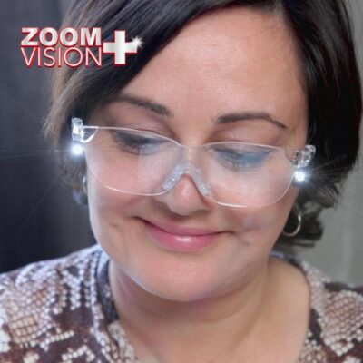 Zoom Vision+ TV Double Offer With Built In LED Lights + FREE Sunglasses & Case!
