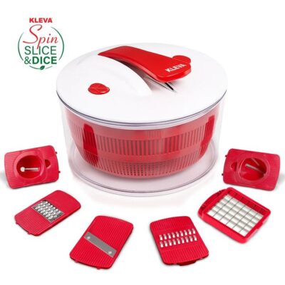Kleva Spin, Slice & Dice  Your All-in-One Kitchen Prep Solution